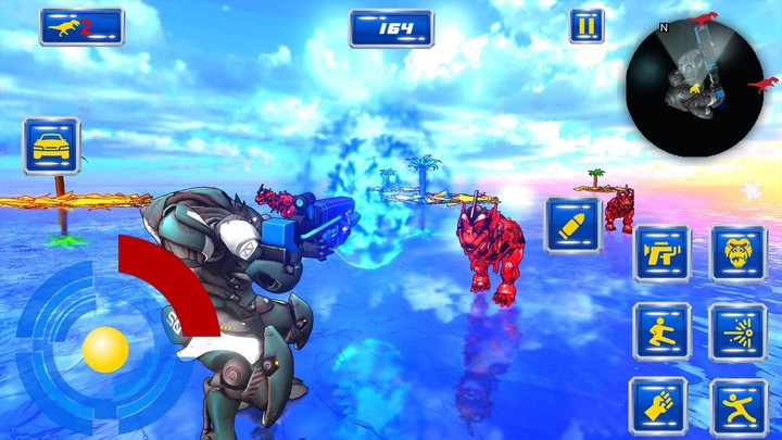 Gorilla Dino Robot Transform screenshot image 2_Popularmodapk.com