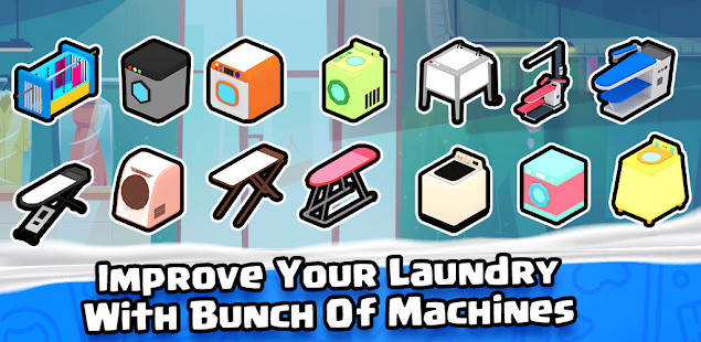 Idle Laundry(Get rewarded for not watching ads) screenshot image 7_Popularmodapk.com