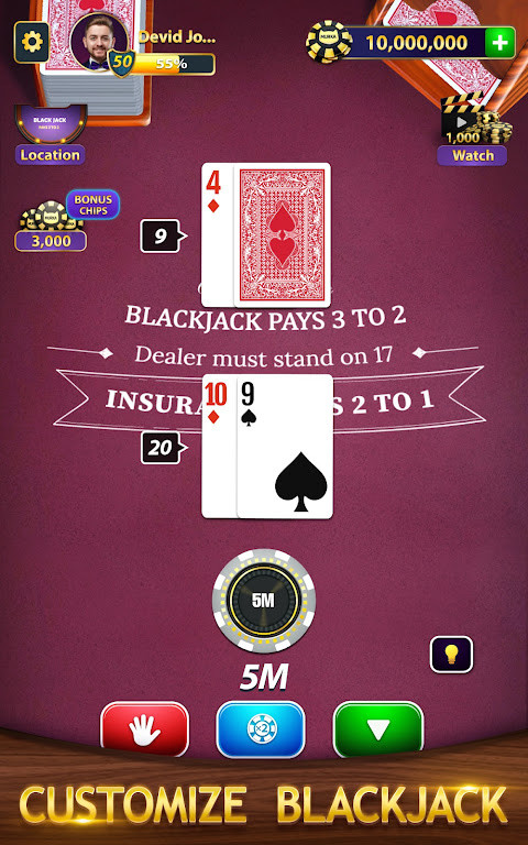 BlackJack by Murka: 21 Classic screenshot image 12_Popularmodapk.com