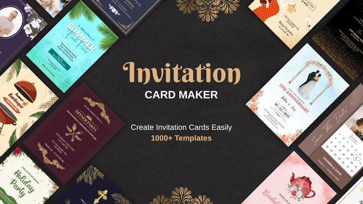 Invitation Maker, Card Maker screenshot image 1_Popularmodapk.com