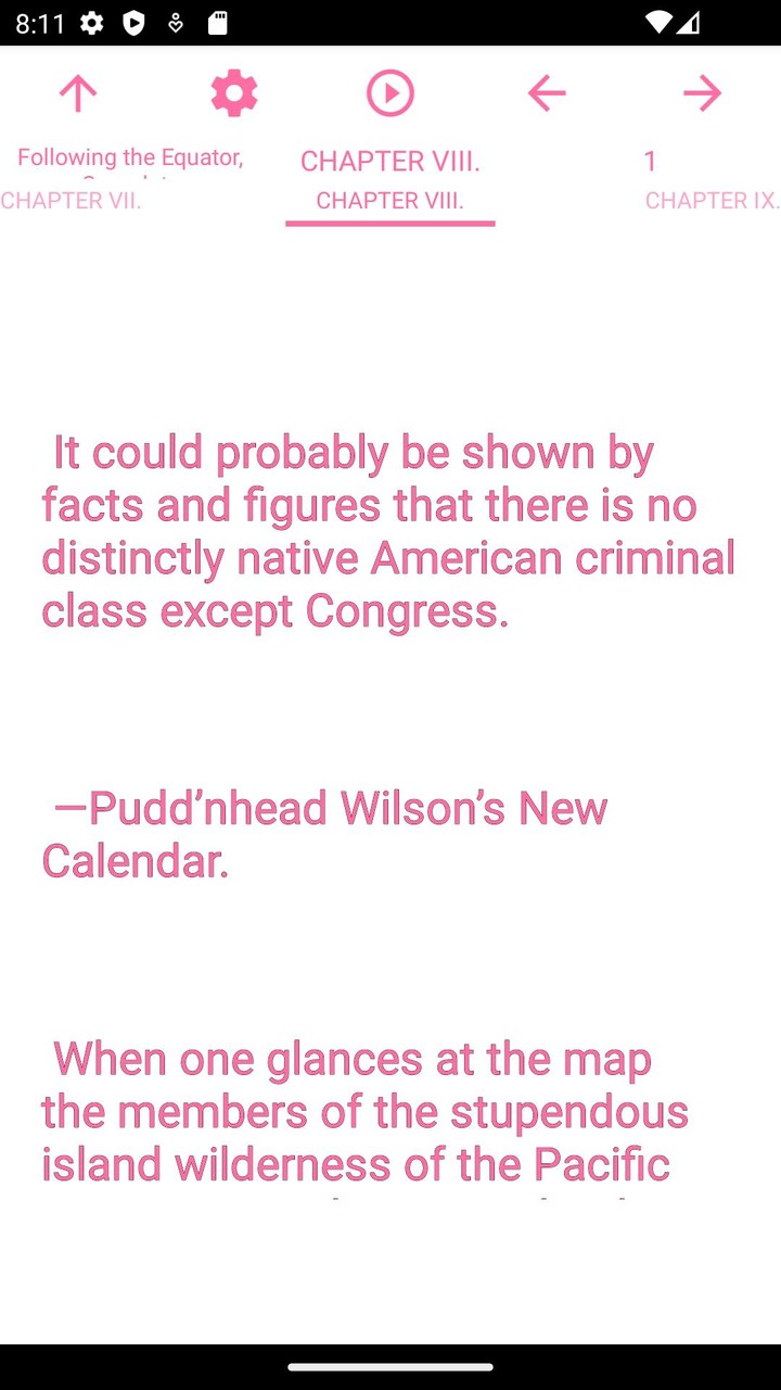 Book: Following the Equator screenshot image 1_Popularmodapk.com