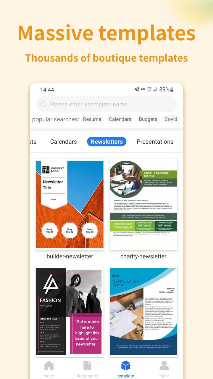 Document Editor:Word,Excel screenshot image 2_Popularmodapk.com