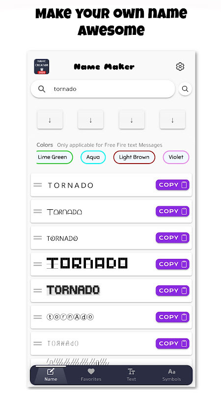 Name Creator - FF NickFinder screenshot image 7_Popularmodapk.com