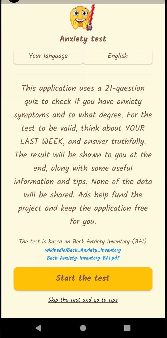 Anxiety Test screenshot image 6_Popularmodapk.com