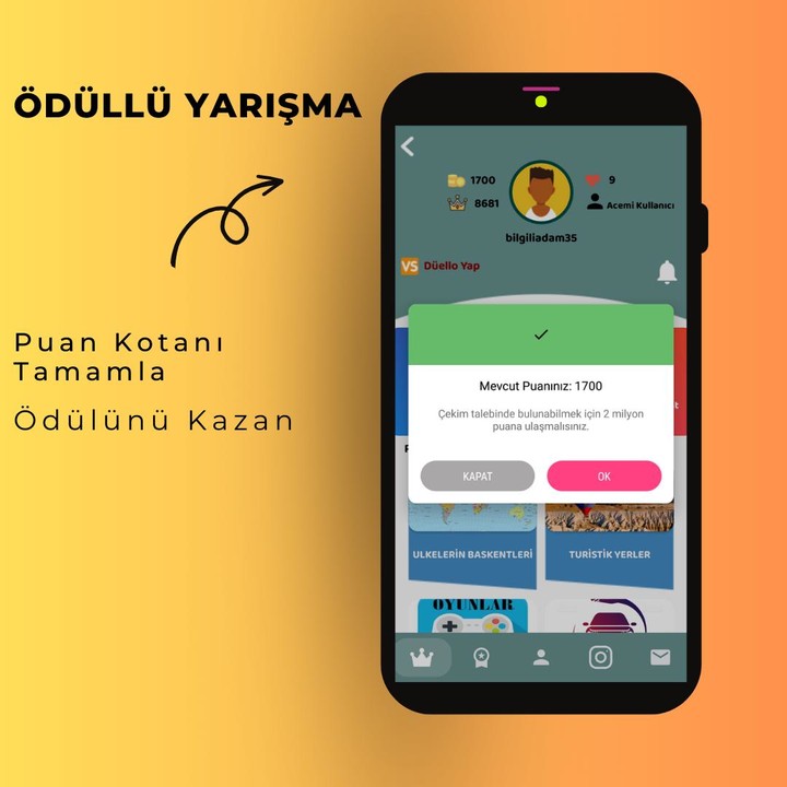 Bilen Kazanır-Para Kazan screenshot image 3_Popularmodapk.com