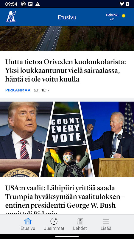 Aamulehti screenshot image 2_Popularmodapk.com