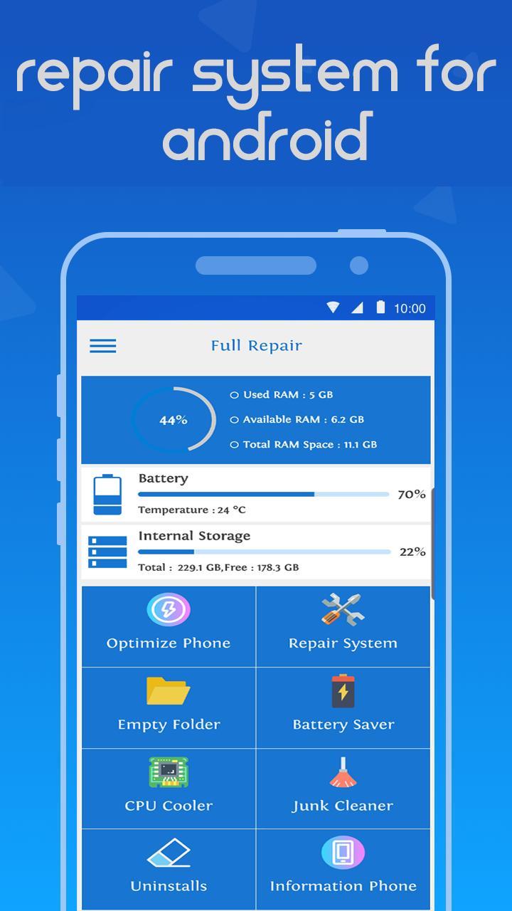 Repair System for Android screenshot image 1_Popularmodapk.com