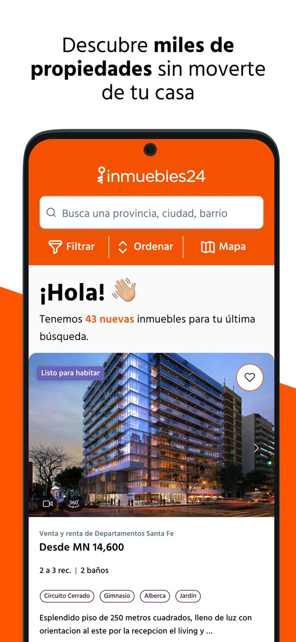 Inmuebles24, tu próxima casa screenshot image 1_Popularmodapk.com