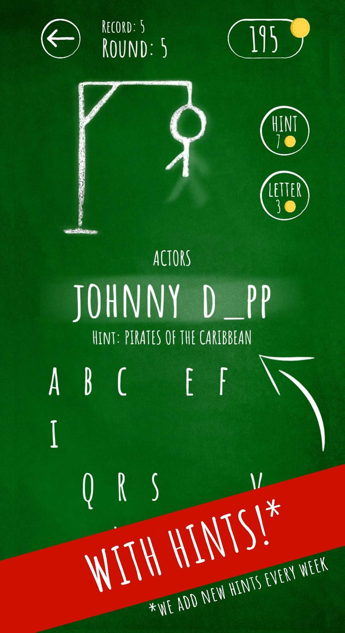 Hangman with hints! screenshot image 3_Popularmodapk.com