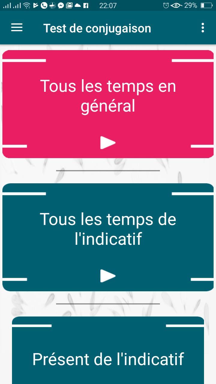 Game - exercices conjugation screenshot image 1_Popularmodapk.com