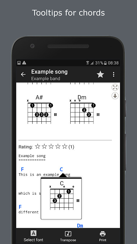 GuitarTab - Tabs and chords screenshot image 3_Popularmodapk.com