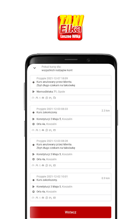 Elka Taxi Leszno screenshot image 3_Popularmodapk.com