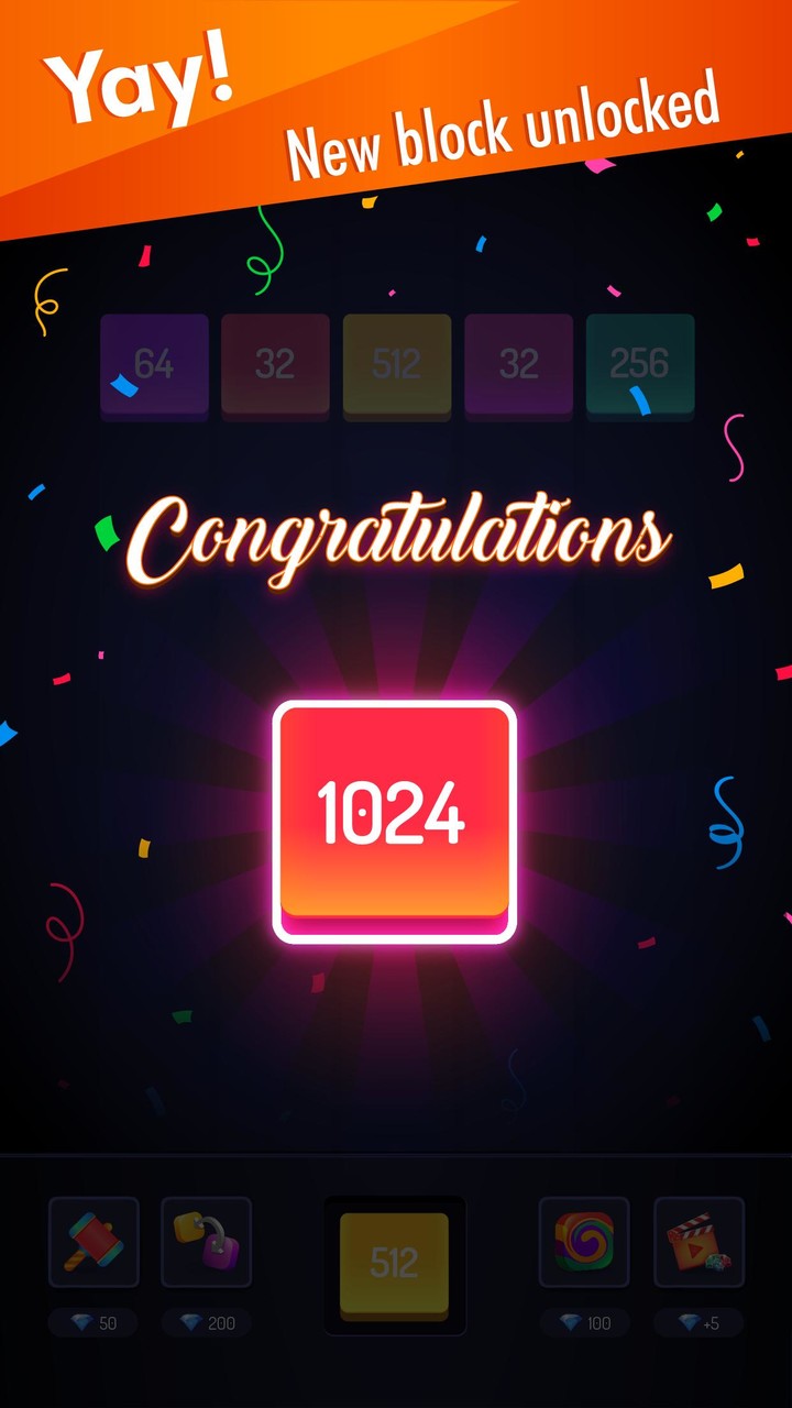 BBlocks - Merge Cubes! X2 screenshot image 2_Popularmodapk.com