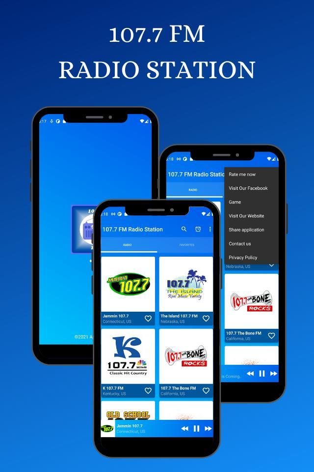 107.7 FM Radio Station Online screenshot image 1_Popularmodapk.com