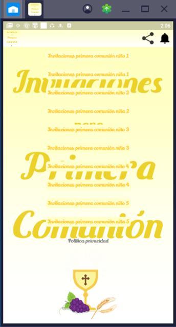 Invitaciones Primera Comunión screenshot image 1_Popularmodapk.com