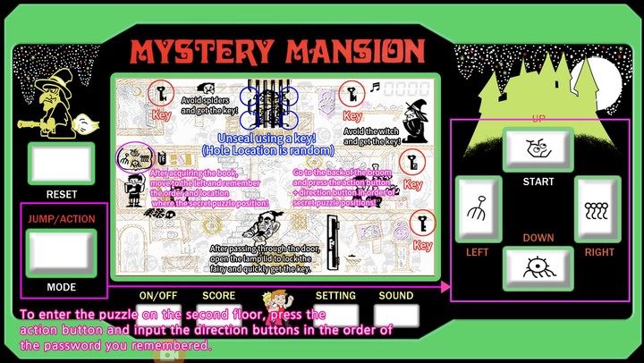 Mystery Mansion(80s LCD Game) screenshot image 1_Popularmodapk.com