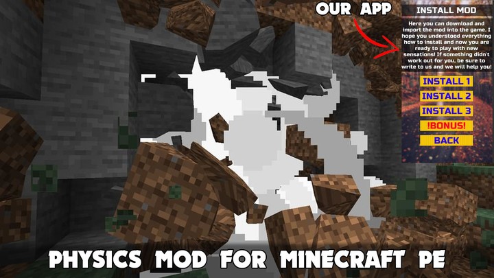 Realistic Physics in Minecraft screenshot image 3_Popularmodapk.com