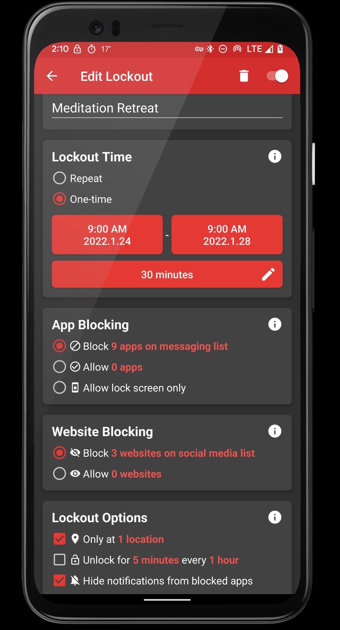 Lock Me Out: App Blocker screenshot image 14_Popularmodapk.com