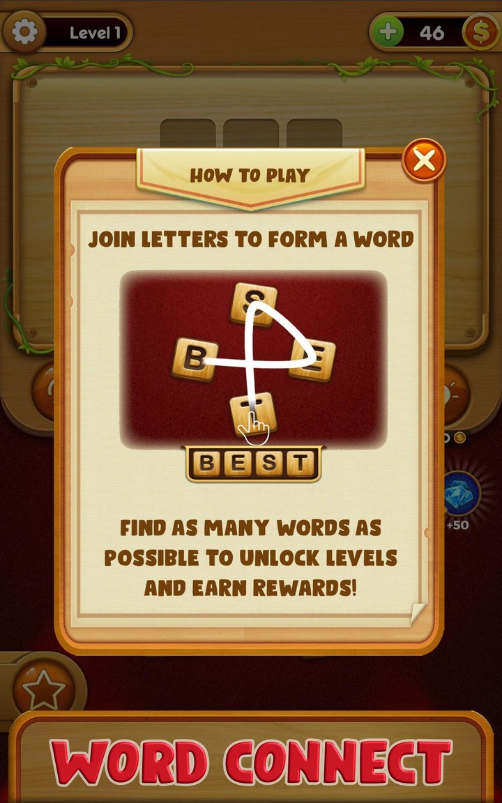 Word Connect Game : Link Lette screenshot image 1_Popularmodapk.com
