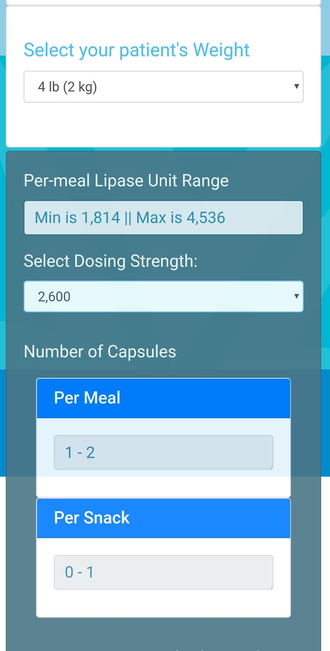 PANCREAZE Dosing Assistant App screenshot image 5_Popularmodapk.com