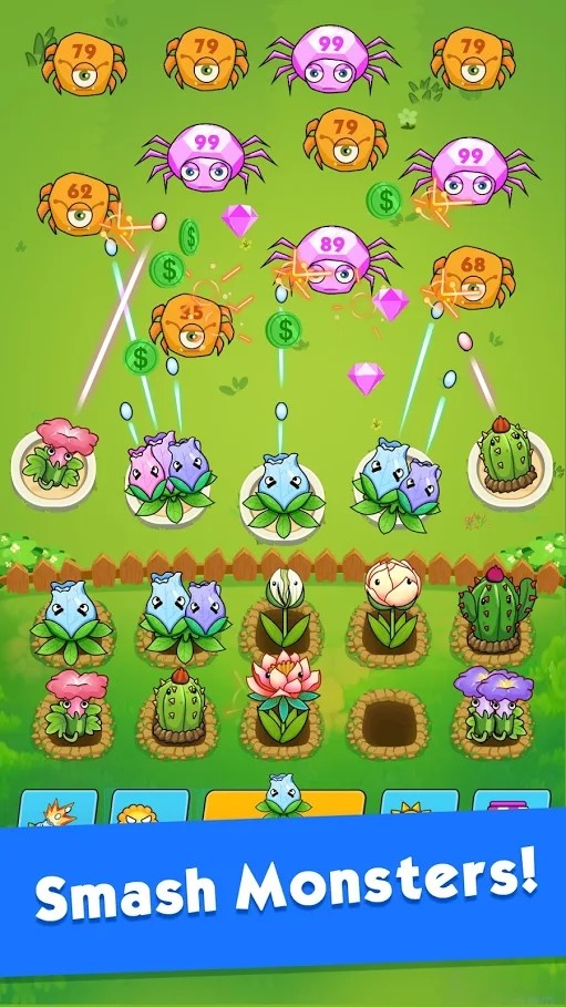 Fortunate Garden-Smash Monsters(Skip advertising and get a reward) screenshot image 19_Popularmodapk.com