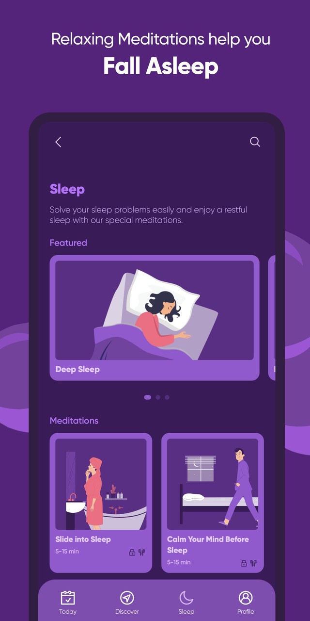 InnerJoy: Sleep Relax Meditate screenshot image 3_Popularmodapk.com