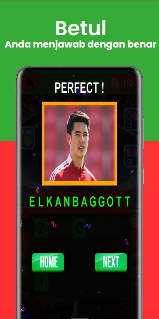 Tebak Pemain Sepakbola screenshot image 2_Popularmodapk.com