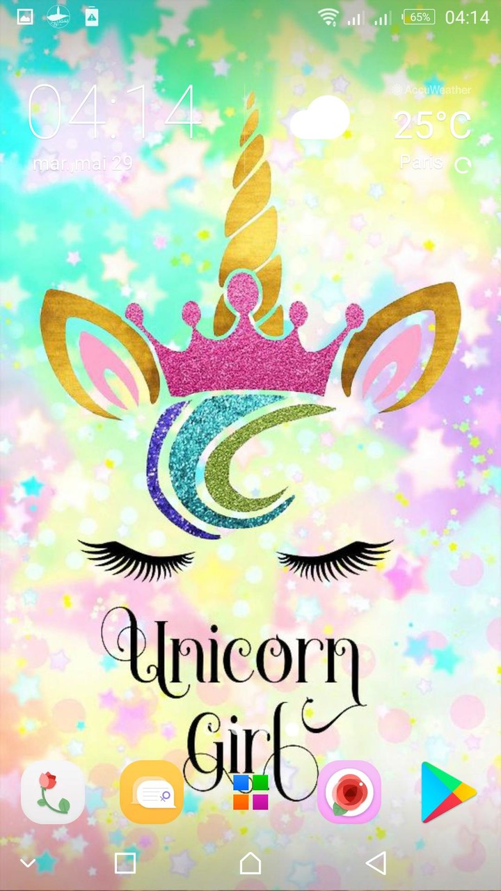 Cute Unicorn Girl Wallpapers - Kawaii backgrounds screenshot image 2_Popularmodapk.com