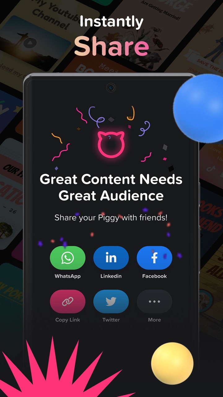 Piggy: Mobile Content Creator screenshot image 5_Popularmodapk.com