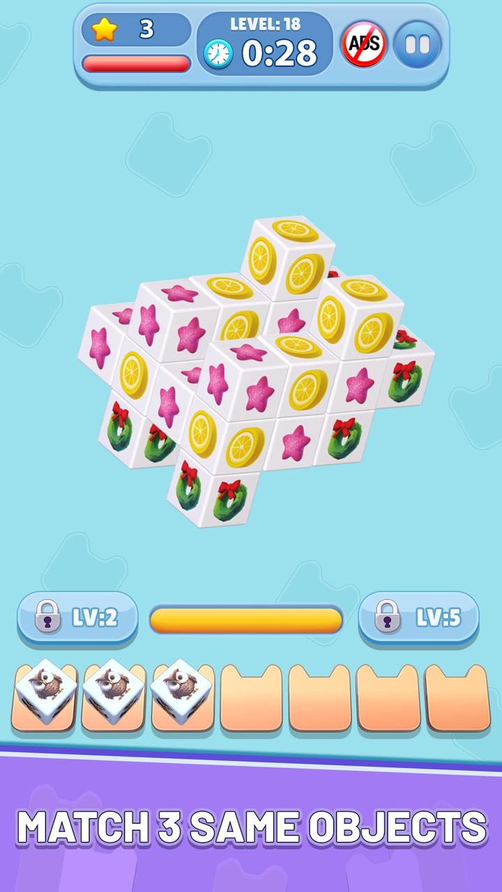 Cube Master: 3D Match Puzzle screenshot image 2_Popularmodapk.com