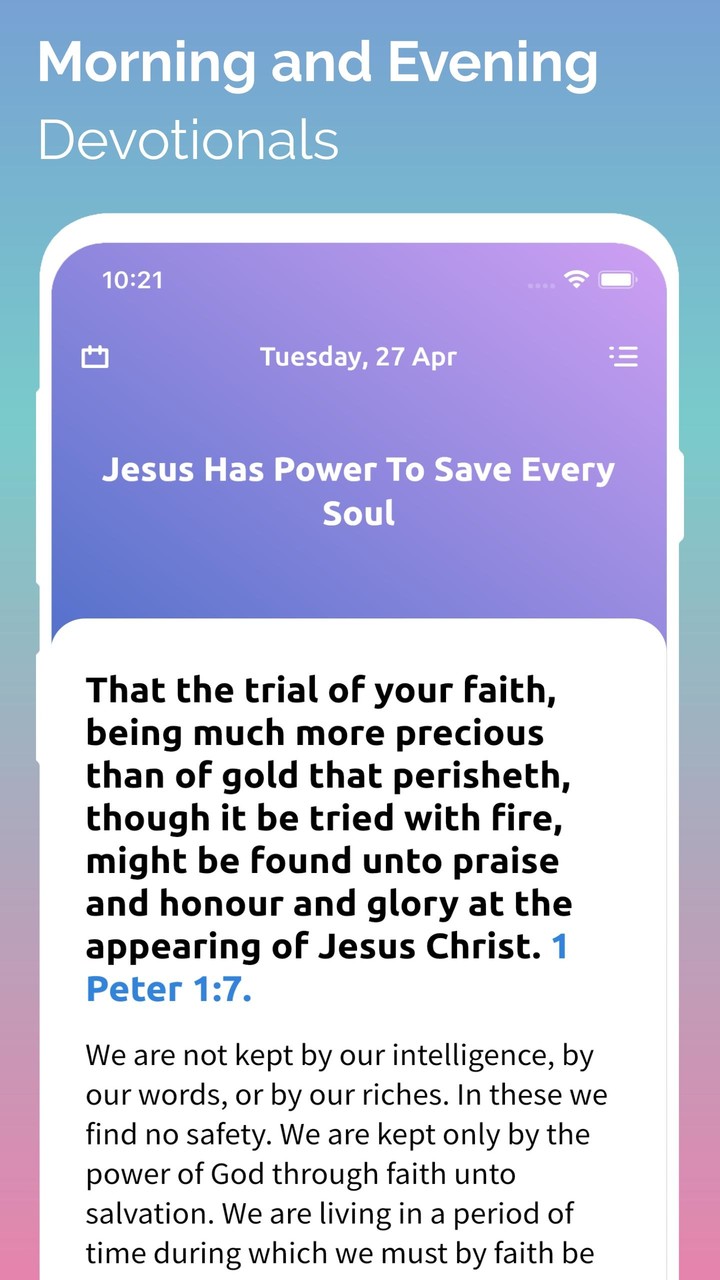 Adventist devotional and sabba screenshot image 5_Popularmodapk.com