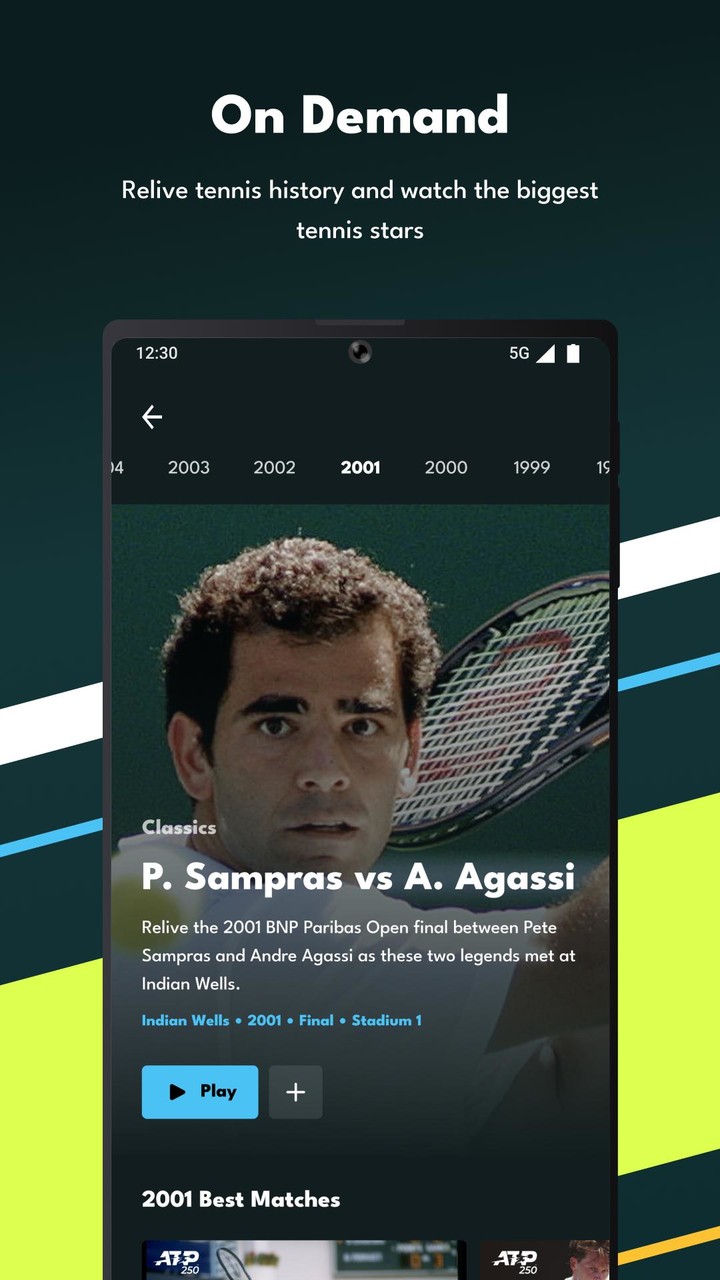 Tennis TV - Live Streaming screenshot image 6_Popularmodapk.com