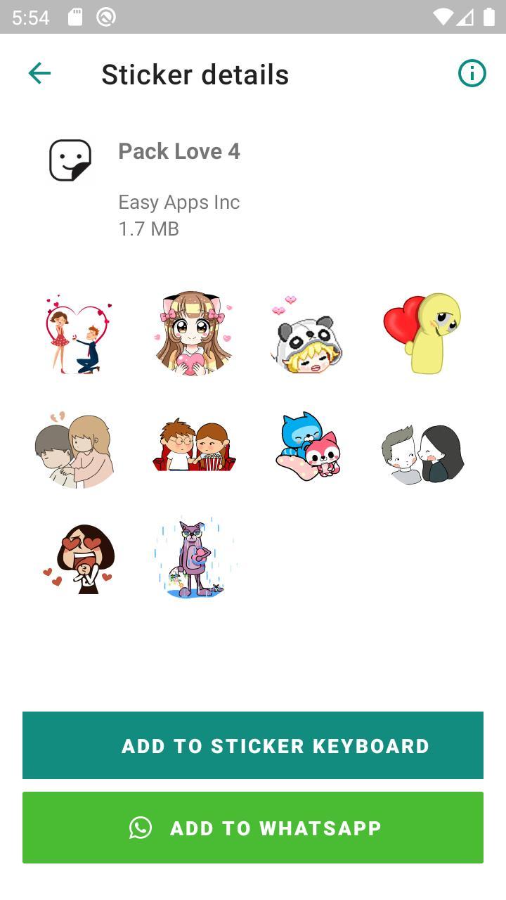 Animated WAStickerApps Love screenshot image 5_Popularmodapk.com