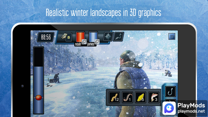 Ice fishing game. Catch bass.<span>(Unlock all)</span> screenshot image 5_Popularmodapk.com