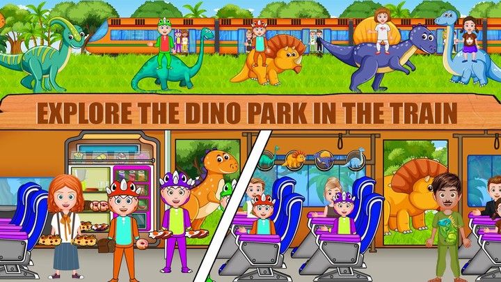 My Family Town : Dinosaur Park screenshot image 5_Popularmodapk.com