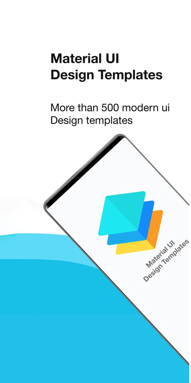 Material Design UI Templates screenshot image 1_Popularmodapk.com