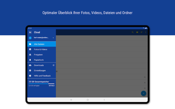 1&1 Cloud screenshot image 9_Popularmodapk.com