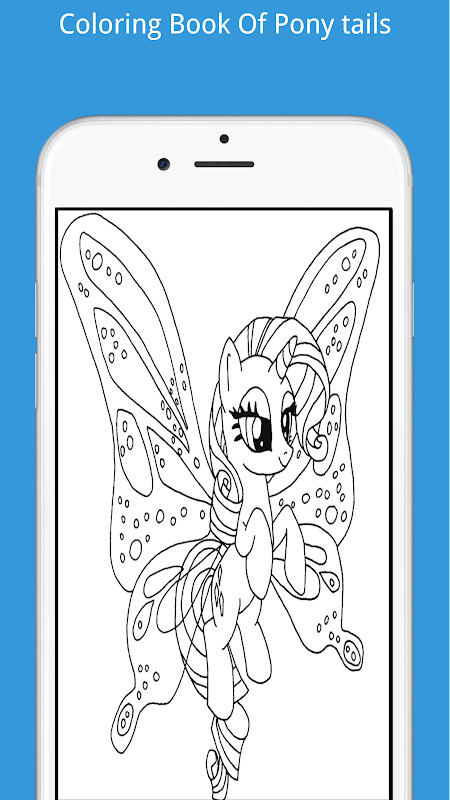 Coloring Book Of Pony tails screenshot image 8_Popularmodapk.com