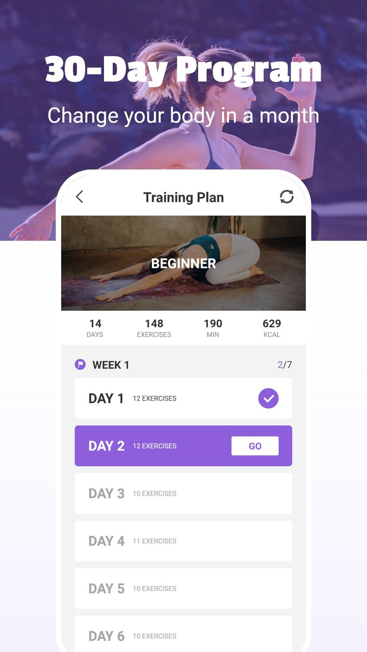 Female Home Workout screenshot image 2_Popularmodapk.com