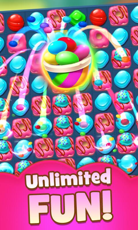 Crazy Candy Fever-Match 3 Game screenshot image 15_Popularmodapk.com