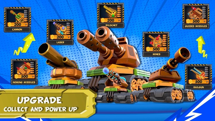 Tank Battles 2D screenshot image 2_Popularmodapk.com