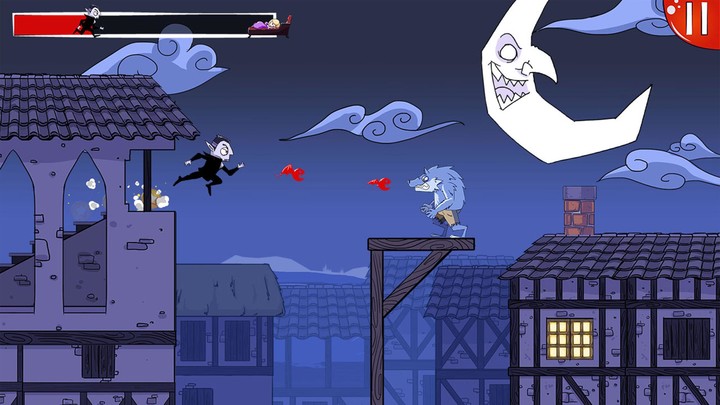 Dracula Quest: run for blood ! screenshot image 1_Popularmodapk.com