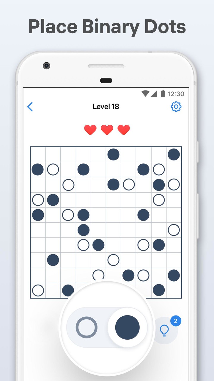 Binary Dots - logic puzzle screenshot image 7_Popularmodapk.com