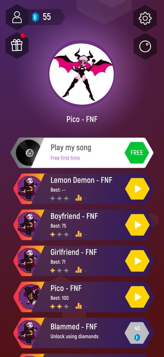 Sarvente FNF Tiles Hop screenshot image 1_Popularmodapk.com