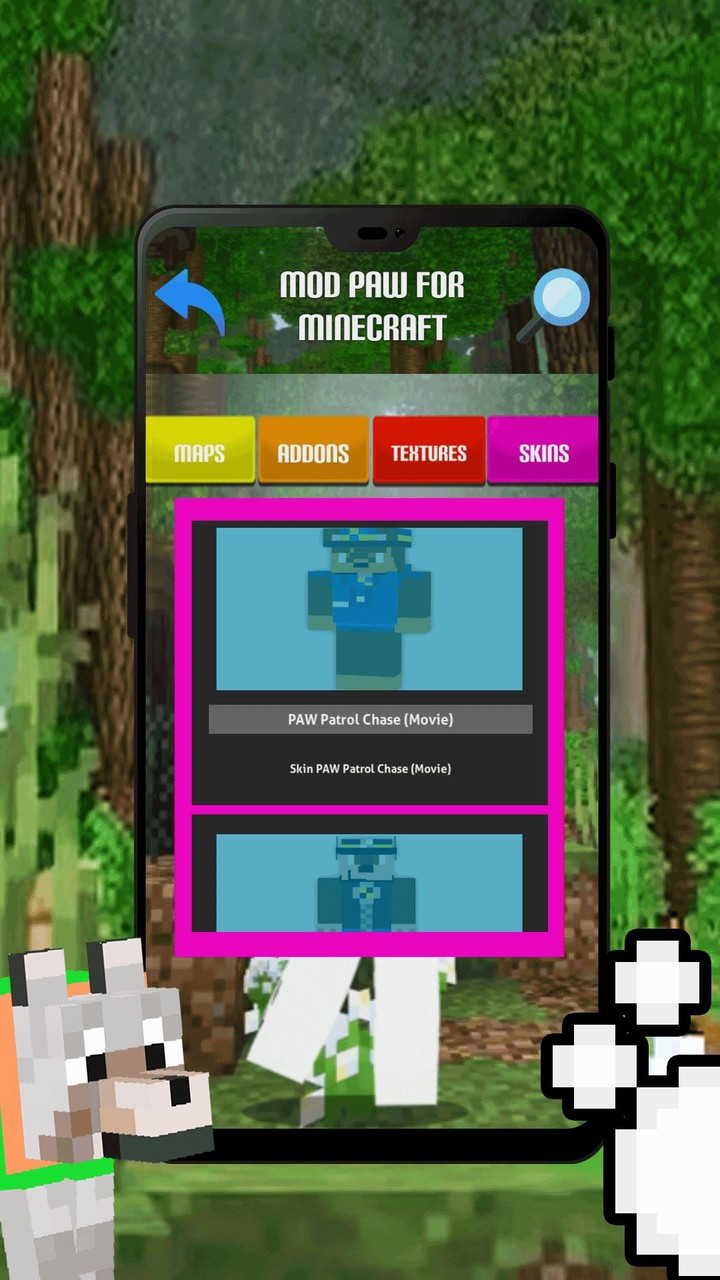 Mod Paw for Minecraft screenshot image 3_Popularmodapk.com