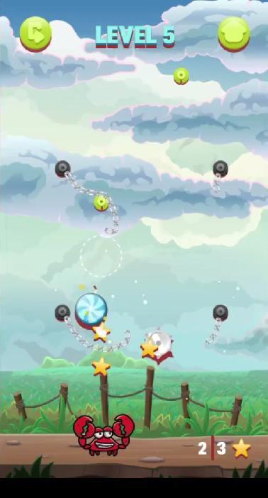 Hungry Crab Rope Rescue Game screenshot image 4_Popularmodapk.com