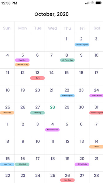 Calendar screenshot image 4_Popularmodapk.com