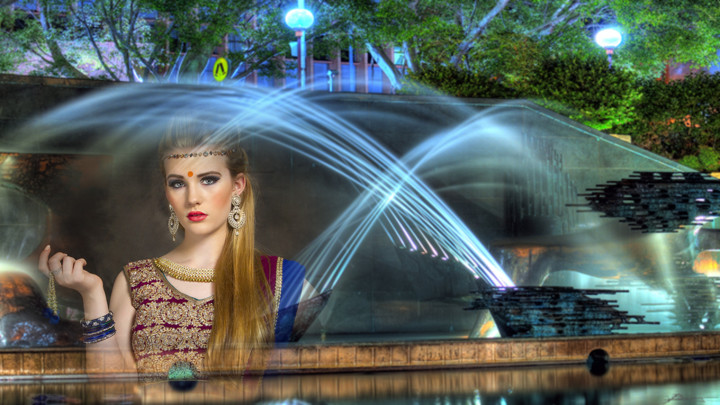 Fountain photo frame costume montage editor screenshot image 5_Popularmodapk.com