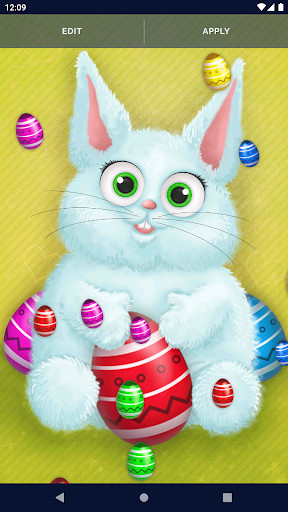 Easter Rabbit Live Wallpaper screenshot image 1_Popularmodapk.com