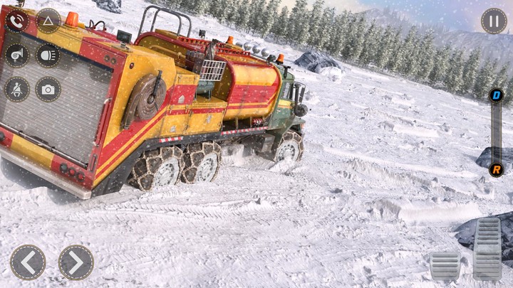 Offroad Snow Mud Truck Runner screenshot image 4_Popularmodapk.com